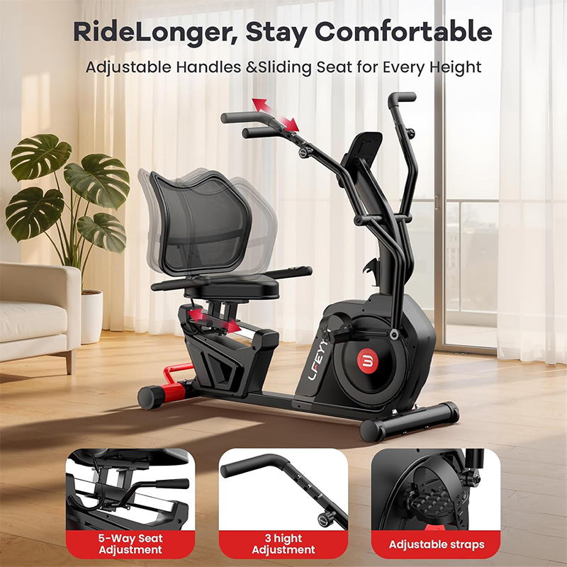 Bicicleta de ejercicio reclina - Exercise Bike Magnetic Resistance reseña y precio