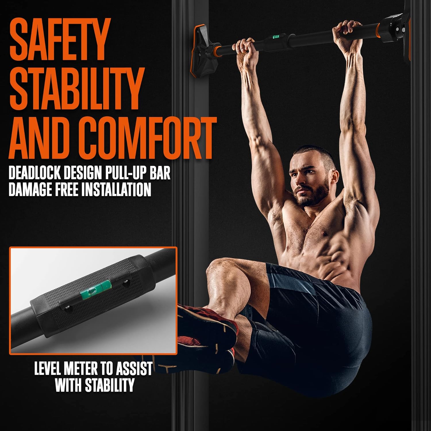 Barra de dominadas para puerta - Door Pull Up Bar No Screw reseña y precio