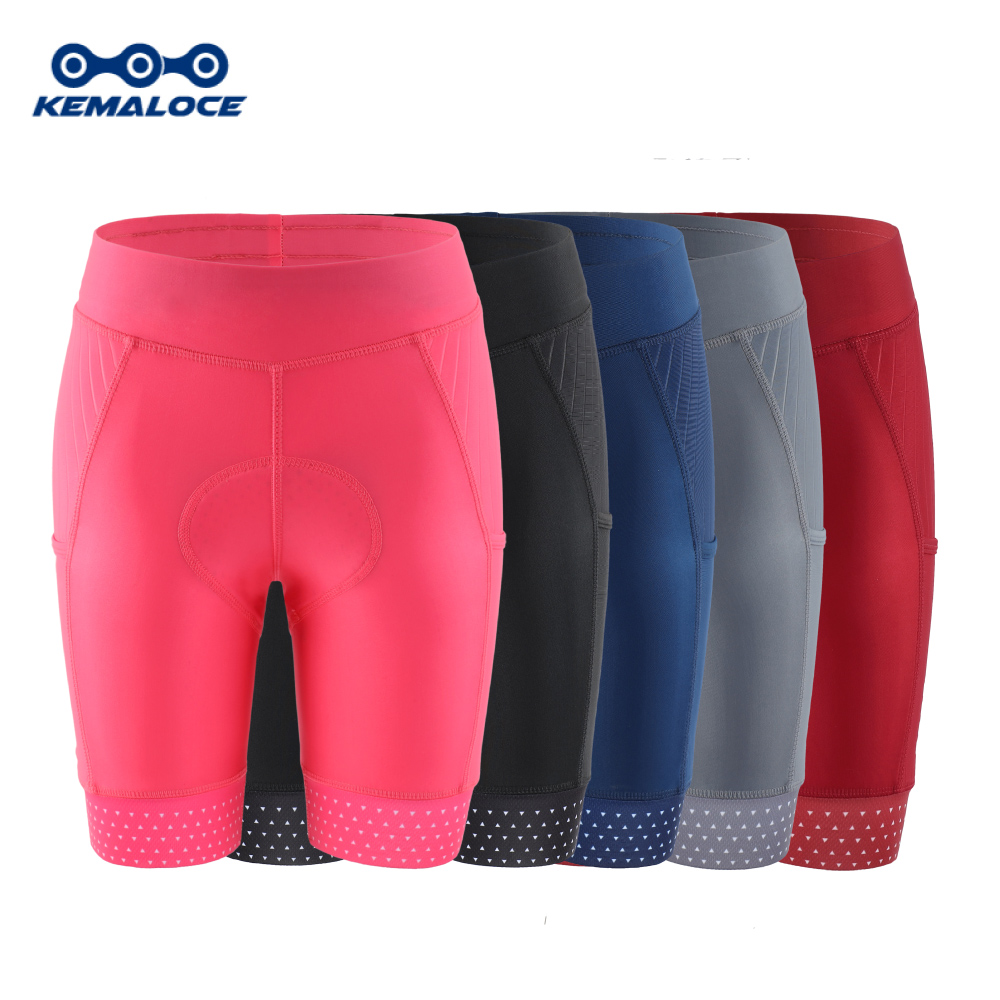 KEMALOCE-pantalones cortos de  - Padded Cycling Shorts 5D Gel reseña y precio