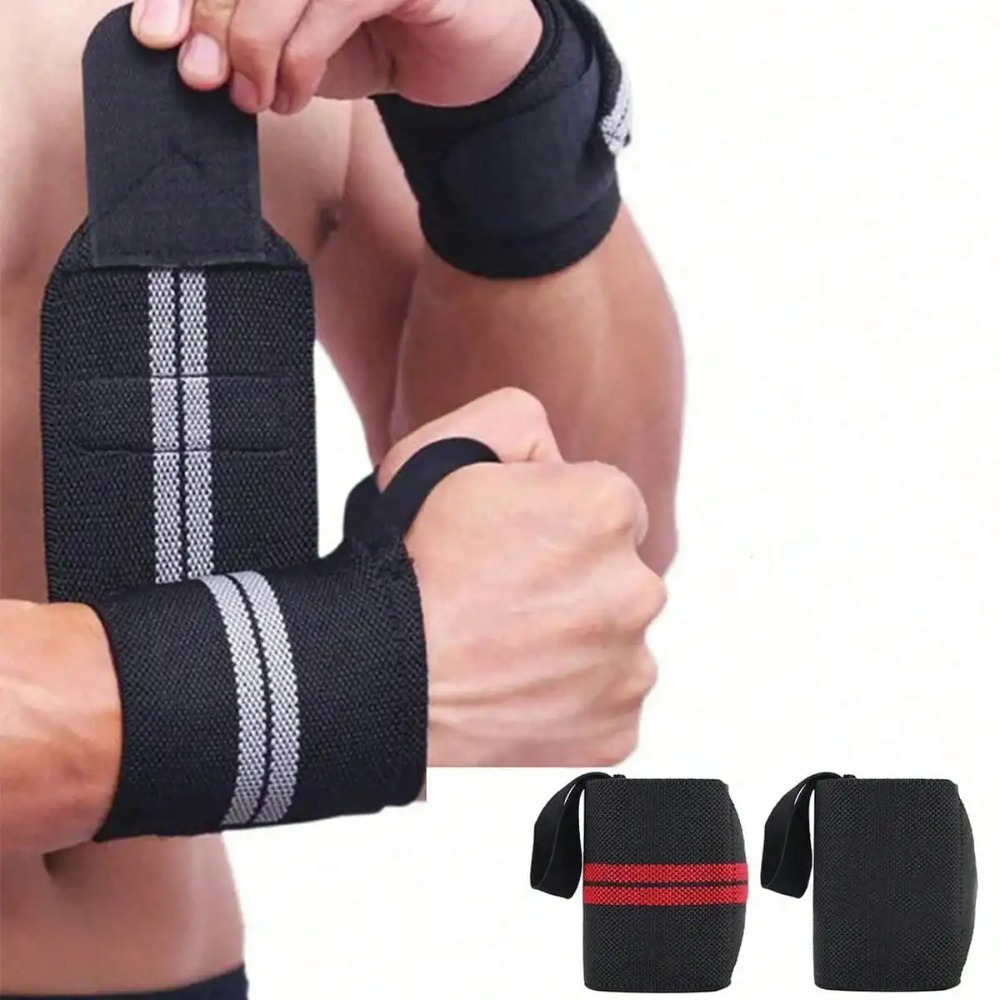 2 piezas de muñequeras elástic - Wrist Wraps Weightlifting Support reseña y precio