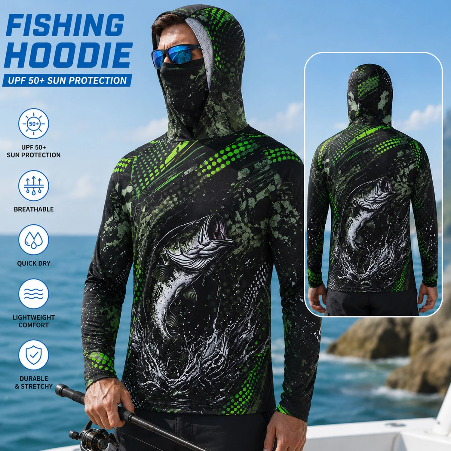 Camisa de pesca de manga larga - Hiking reseña y precio